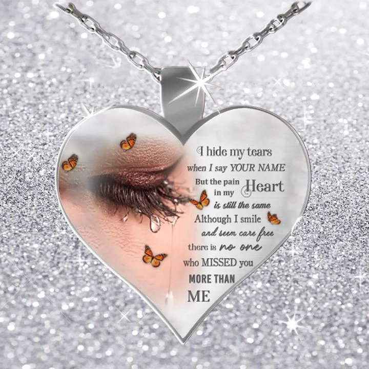 Best necklaces and pendants with black diamonds for an edgy, bold statement-I Hide My Tears Necklace