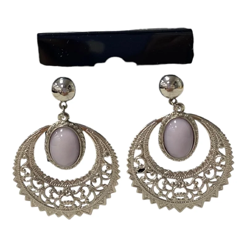 Drop Earrings for Engagement Party -Earrings Dangle/Drop By Cme In Purple & Silver