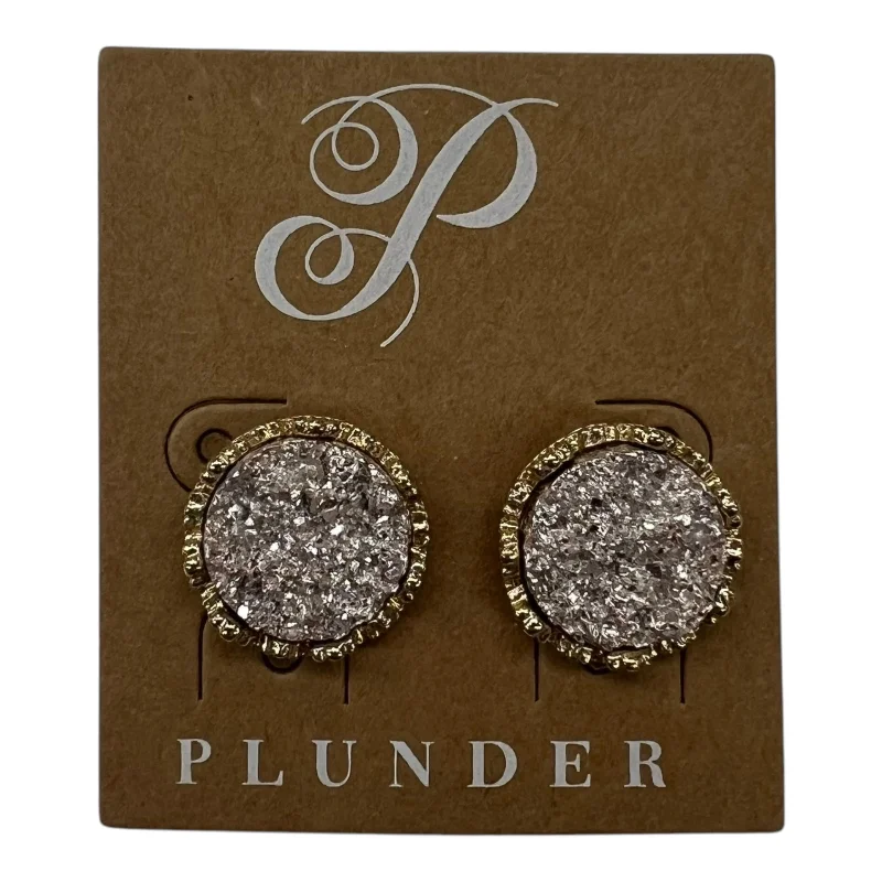 Maximalist Drop Earrings for Bling -Earrings Stud By Plunder In Rose Gold