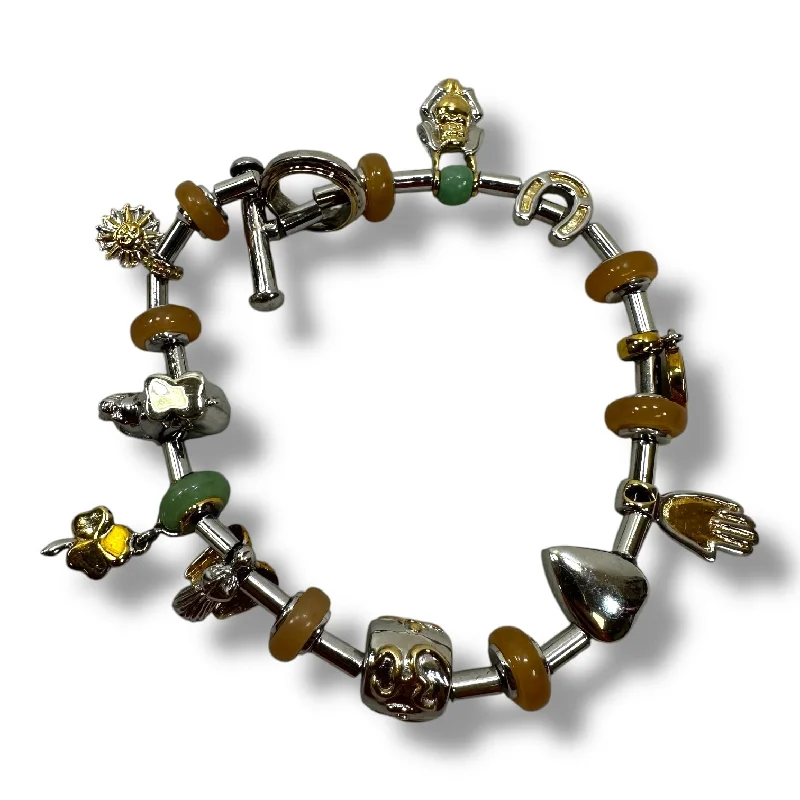 Bracelets with tourmaline gems for vibrant color -Bracelet Charm By Clothes Mentor