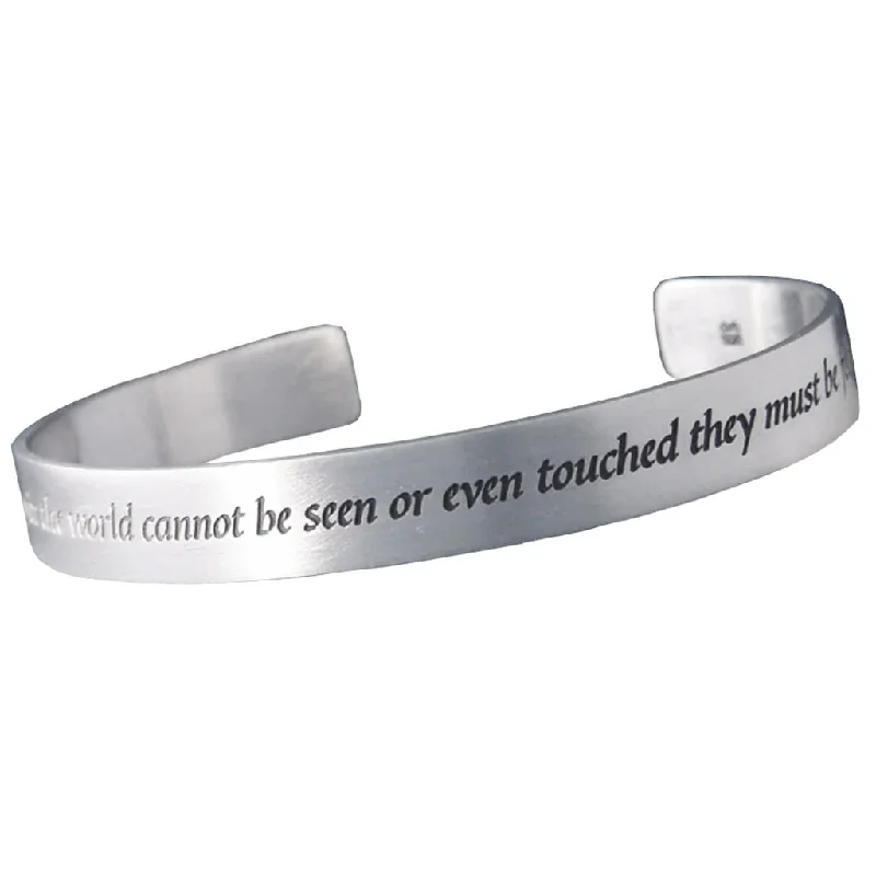 Bracelets with branch patterns for nature flair -Helen Keller Quote Bracelet