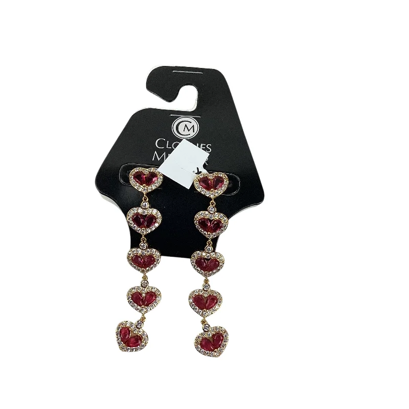 Floral Drop Earrings with Petals -Earrings Dangle/drop By Eye Candy