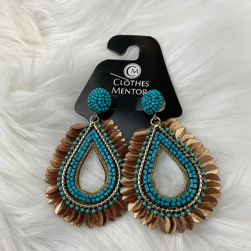 Drop Earrings with Vine Designs -Earrings Dangle/drop By Clothes Mentor