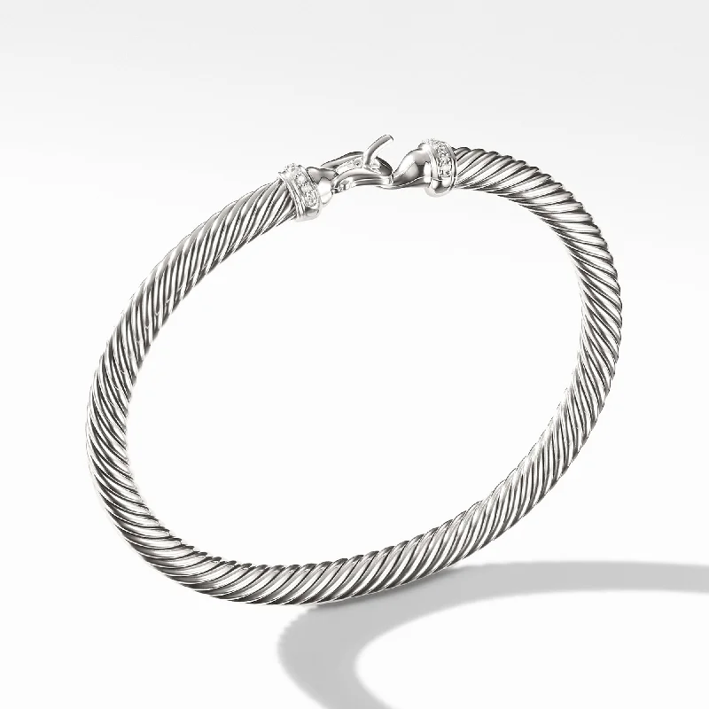 Bracelets with open cuff for easy wear -David Yurman  Bracelet in Sterling Silver