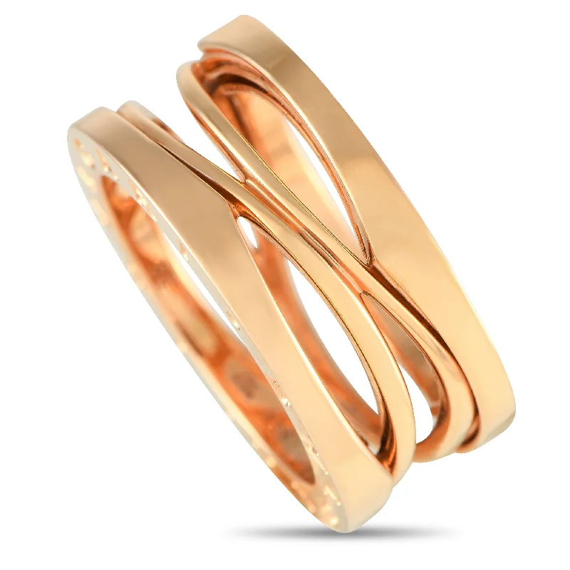 Rings with agate slices for earthy style -Bvlgari B.zero1 18K Rose Gold Ring BV05-122324