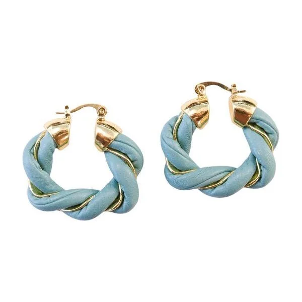 Drop Earrings for Graduation Day -Alyse Braided Ocean Earrings