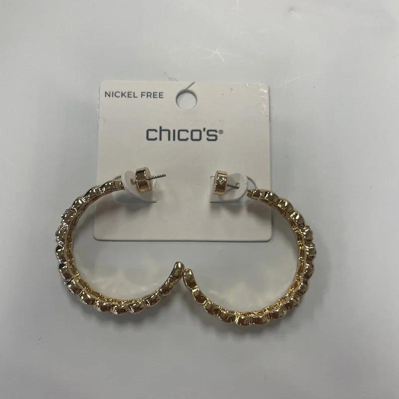 Vintage Drop Earrings with Patina -Earrings Hoop By Chicos