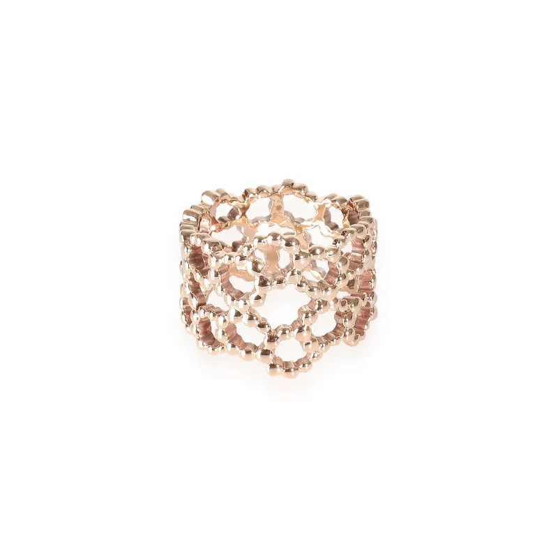 Rings with smoky quartz for muted elegance -Dior Archi Dior Ring in 18k Rose Gold