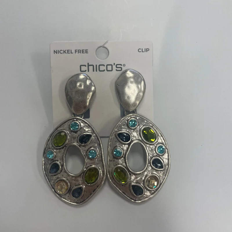 Hippie Drop Earrings with Beads -Earrings Dangle/drop By Chicos