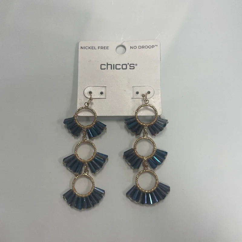 Gothic Drop Earrings with Dark Tone -Earrings Dangle/drop By Chicos