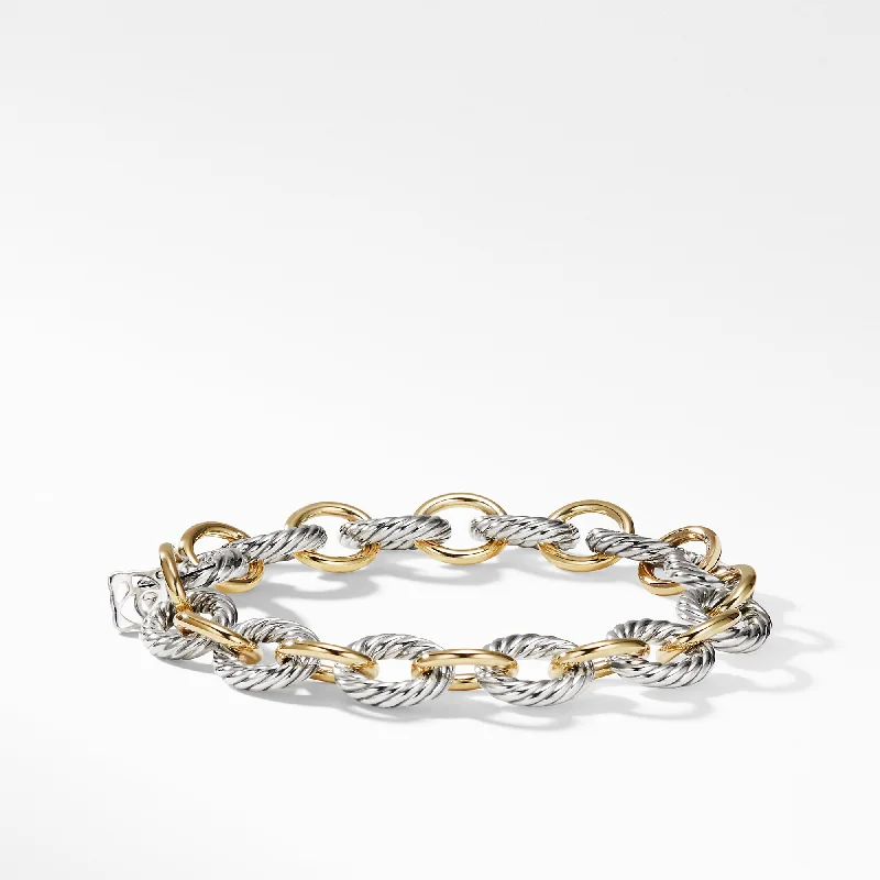 Bangles with oxidized gold for antique look -David Yurman   Bracelet in Silver and 18-Karat Yellow Gold