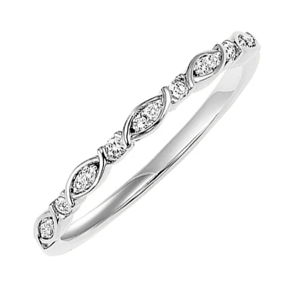 Platinum rings with sparkling sapphire center stones -10KT Diamond (1/20CTW) Twist Ring- Available in Rose, Yellow and White Gold