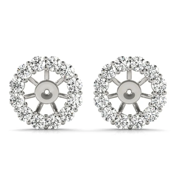 Rings with pave-set gemstones for brilliance -Fashion Diamond Earring