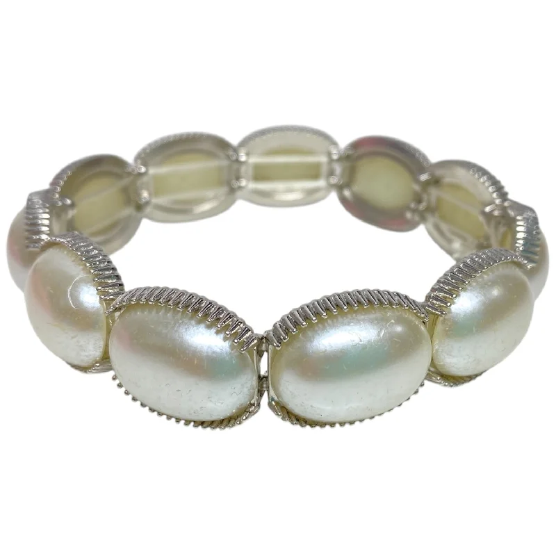 Rose gold bracelets with sleek minimalist designs -Bracelet Beaded By Clothes Mentor