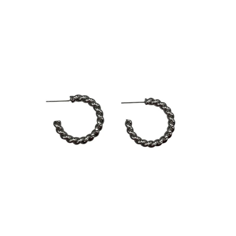 Drop Earrings for Valentine's Day -Earrings Hoop By Cme In Silver