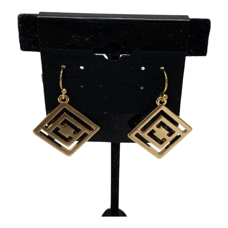 Lightweight Drop Earrings for All Day -Earrings Dangle/Drop By Liz Claiborne In Gold