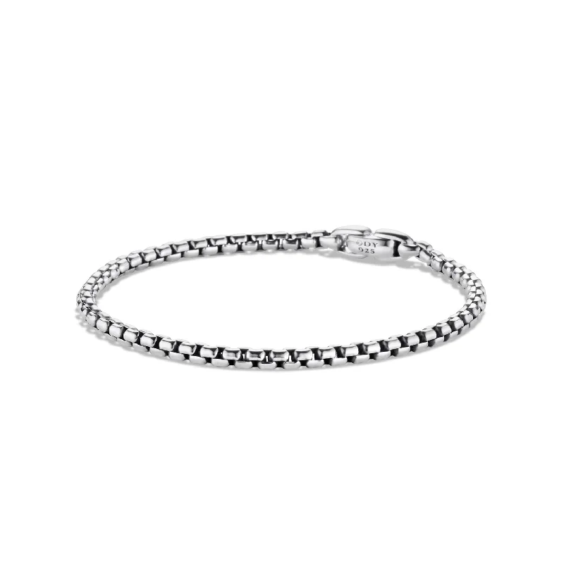 Leather bracelets with adjustable clasp for comfort -David Yurman   Bracelet in Sterling Silver