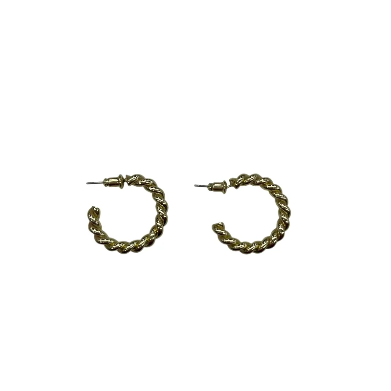 Drop Earrings for Graduation Day -Earrings Hoop By Cme In Gold