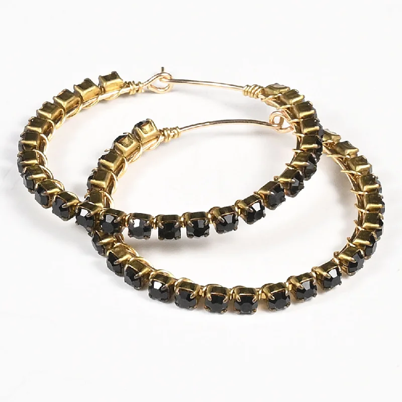 Medium hoop earrings for an everyday look with the perfect balance of style-Bijou Hoop Earrings