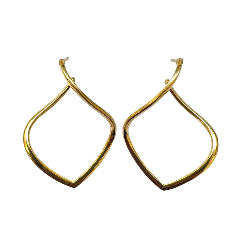 Best hoop earrings with marbled designs for a trendy and artistic effect-Jumbo Willow Hoop Earrings