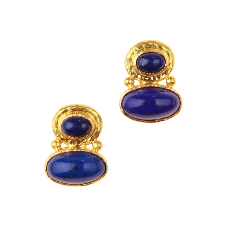 Best hoop earrings with smooth ceramic finishes for a polished, clean style-Lapis Earrings