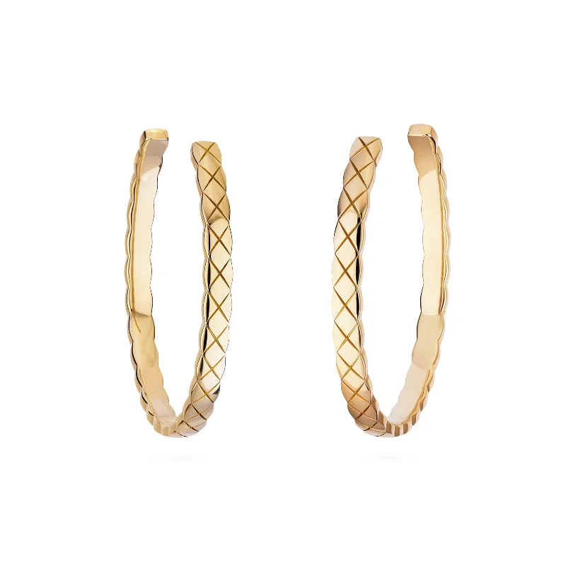 Hoop earrings with abstract wirework for an artistic, unique look-Coco Crush Hoop Earrings