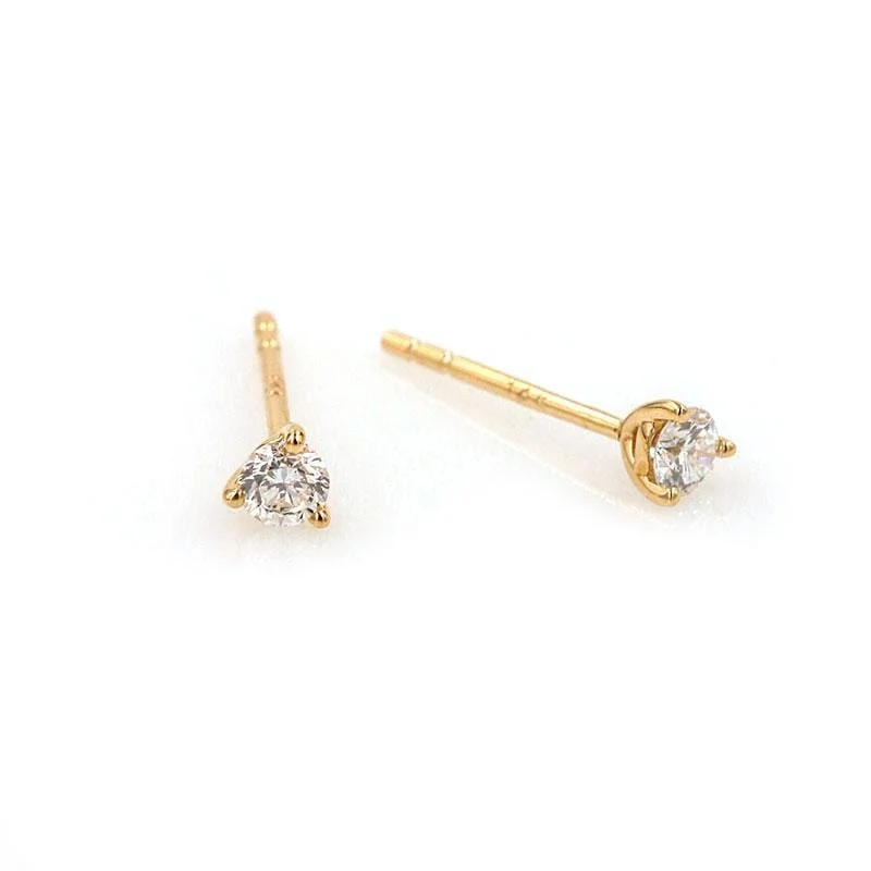 Best hoop earrings with matching bracelets for a coordinated jewelry set-Martini Diamond Studs