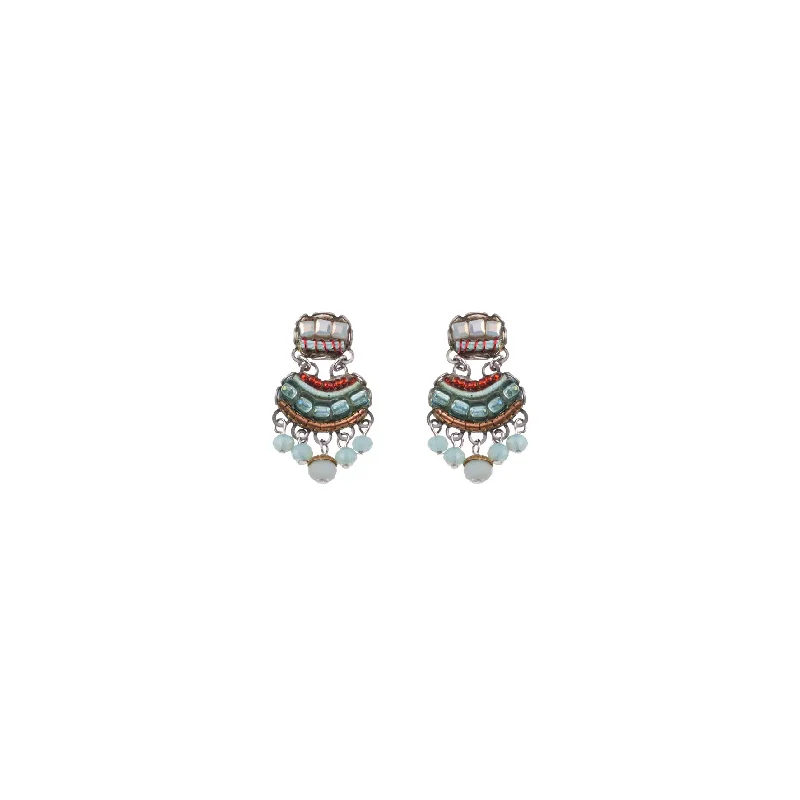 Best hoop earrings with floral designs for a feminine and delicate look-Mint Flavor Set, Noura Earrings