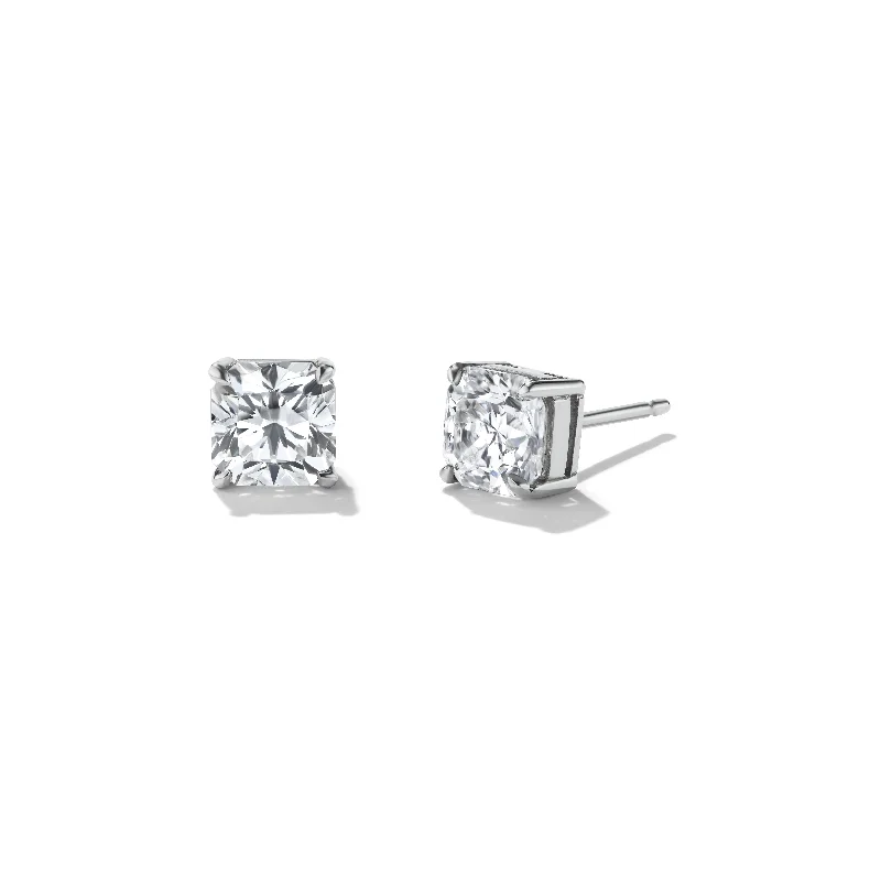 Best hoop earrings with vintage-style detailing for a nostalgic and timeless look-MONA RADIANT CUT Diamond Studs 0.84CRT TTL