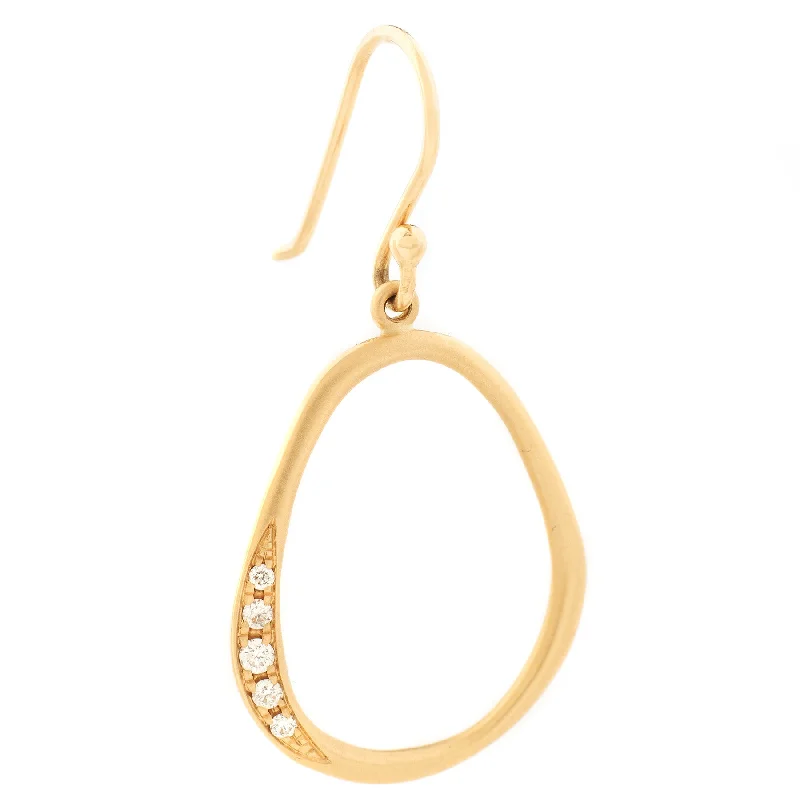 Best hoop earrings with vintage-style detailing for a nostalgic and timeless look-Open Organic Flow Earrings