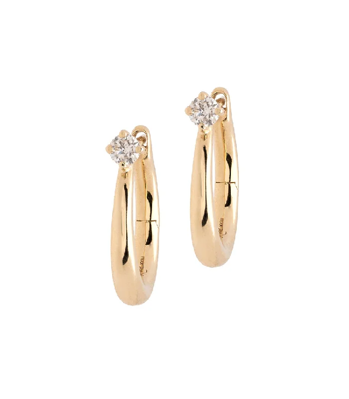 Best hoop earrings with gold-plated finishes for an affordable luxury vibe-Small Estée Hoops