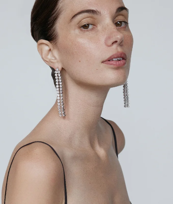 Stylish hoop earrings with diamond accents for an elegant and sparkling effect-Sophie Earring