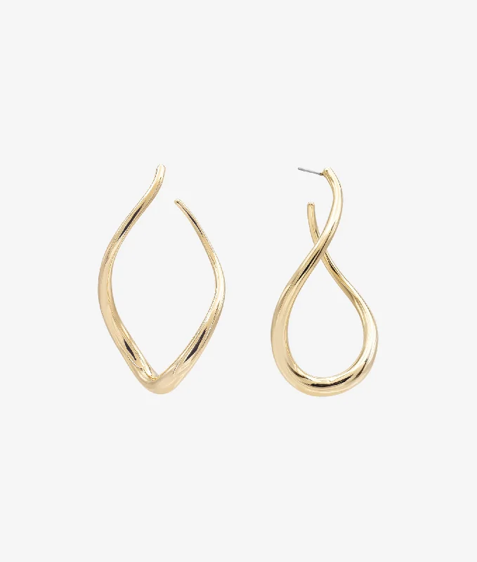 Best hoop earrings with detachable studs for a versatile and adjustable accessory-Tulip Hoop Earring