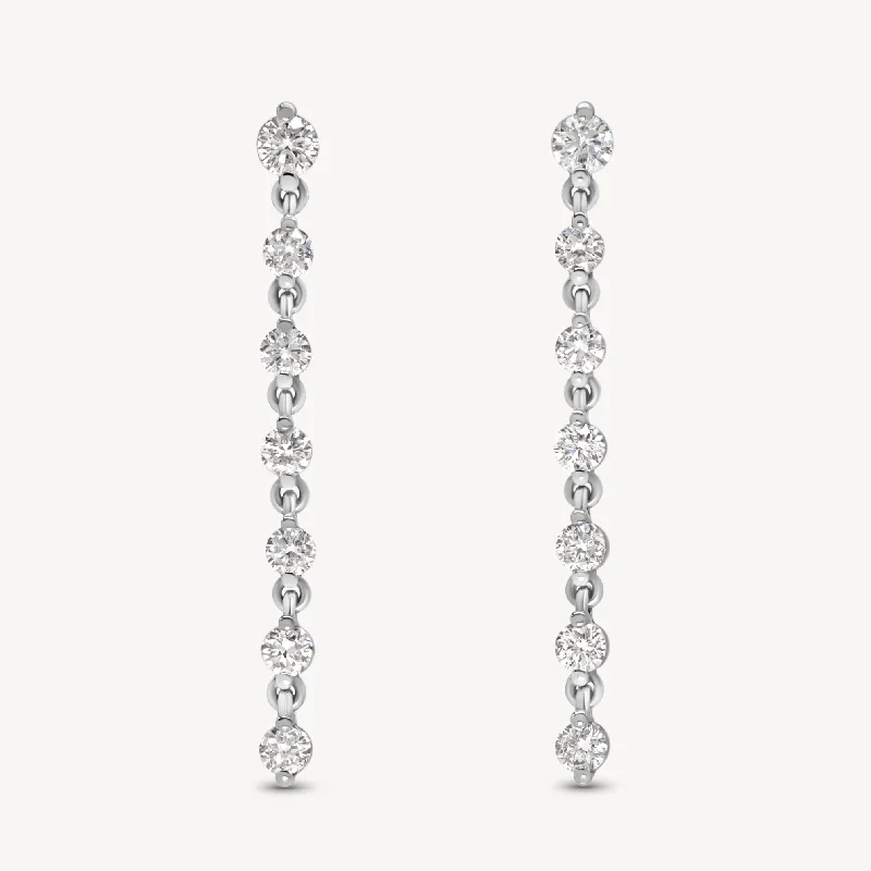 Best hoop earrings with floral designs for a feminine and delicate look-Wrapped in Diamonds Studs