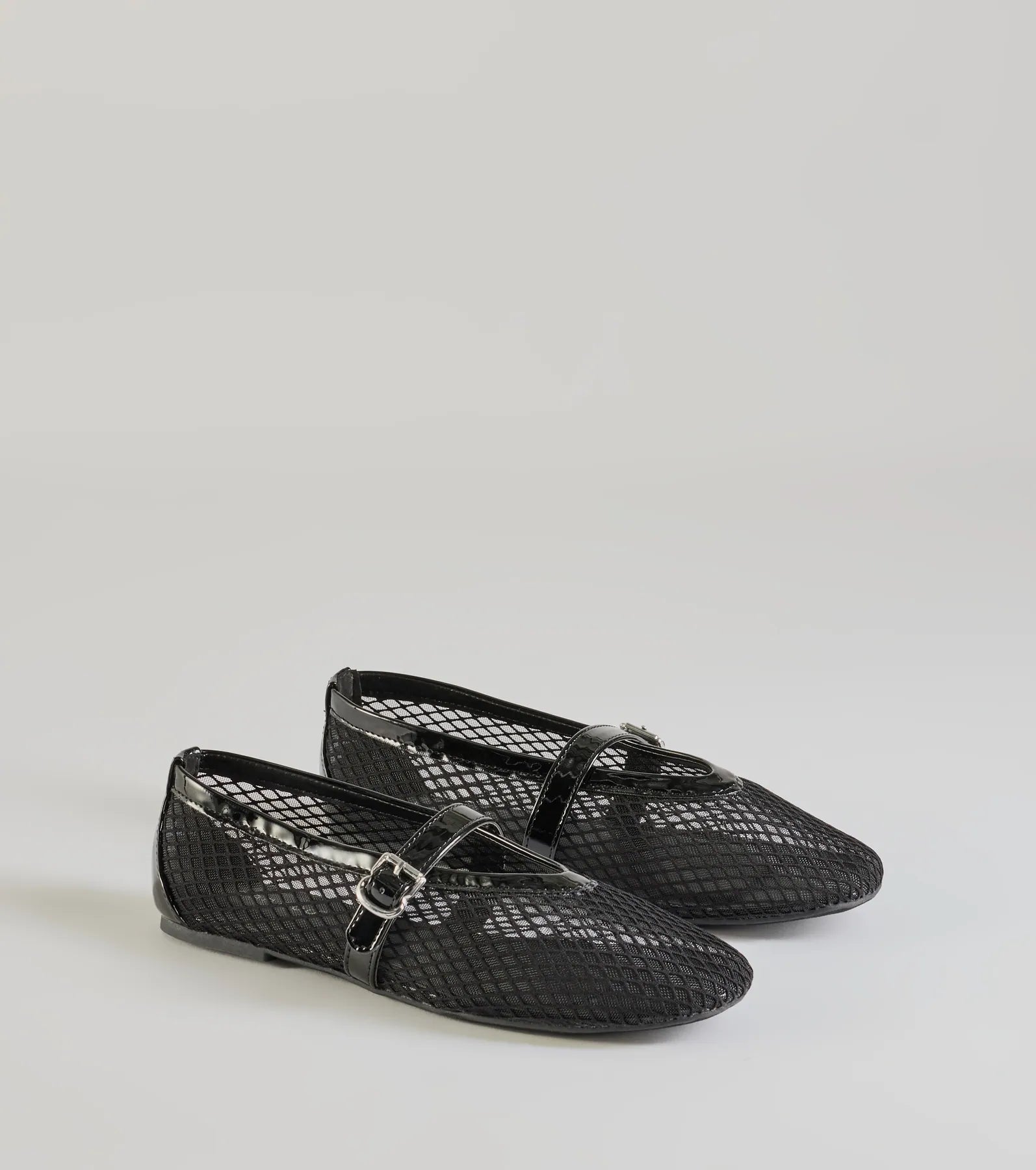 Personalized necklaces and pendants with coordinates for a meaningful location-based gift-Stylish It-Girl Fishnet Ballet Flats